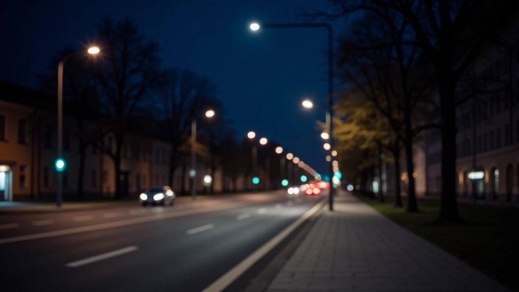 Rīgas ielu apgaismojums naktī ar inteliģentajām LED lampatnīcām
